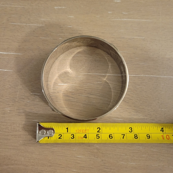 Coach Multicolor Enamel Wide Bangle Bracelet - Picture 9 of 9